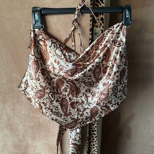 Streetwear Society Backless Handkerchief Top